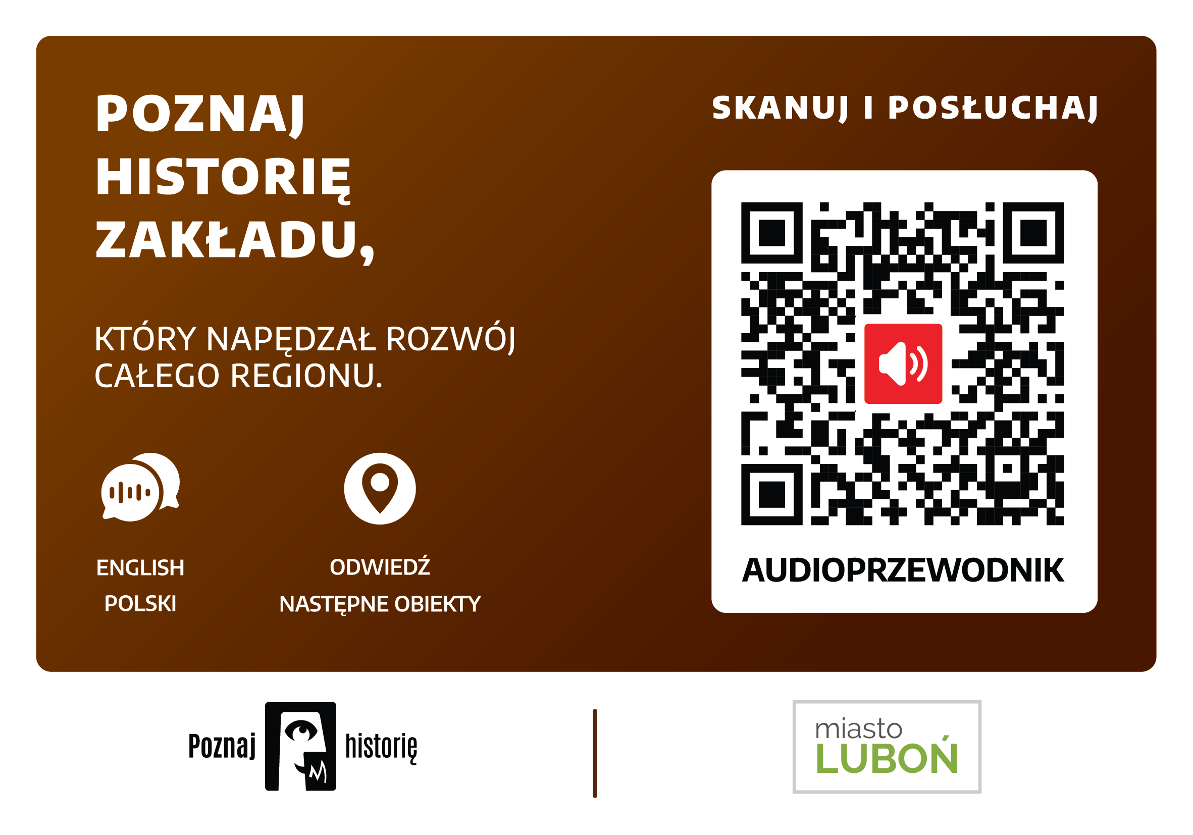 Tabliczka z QR kodem