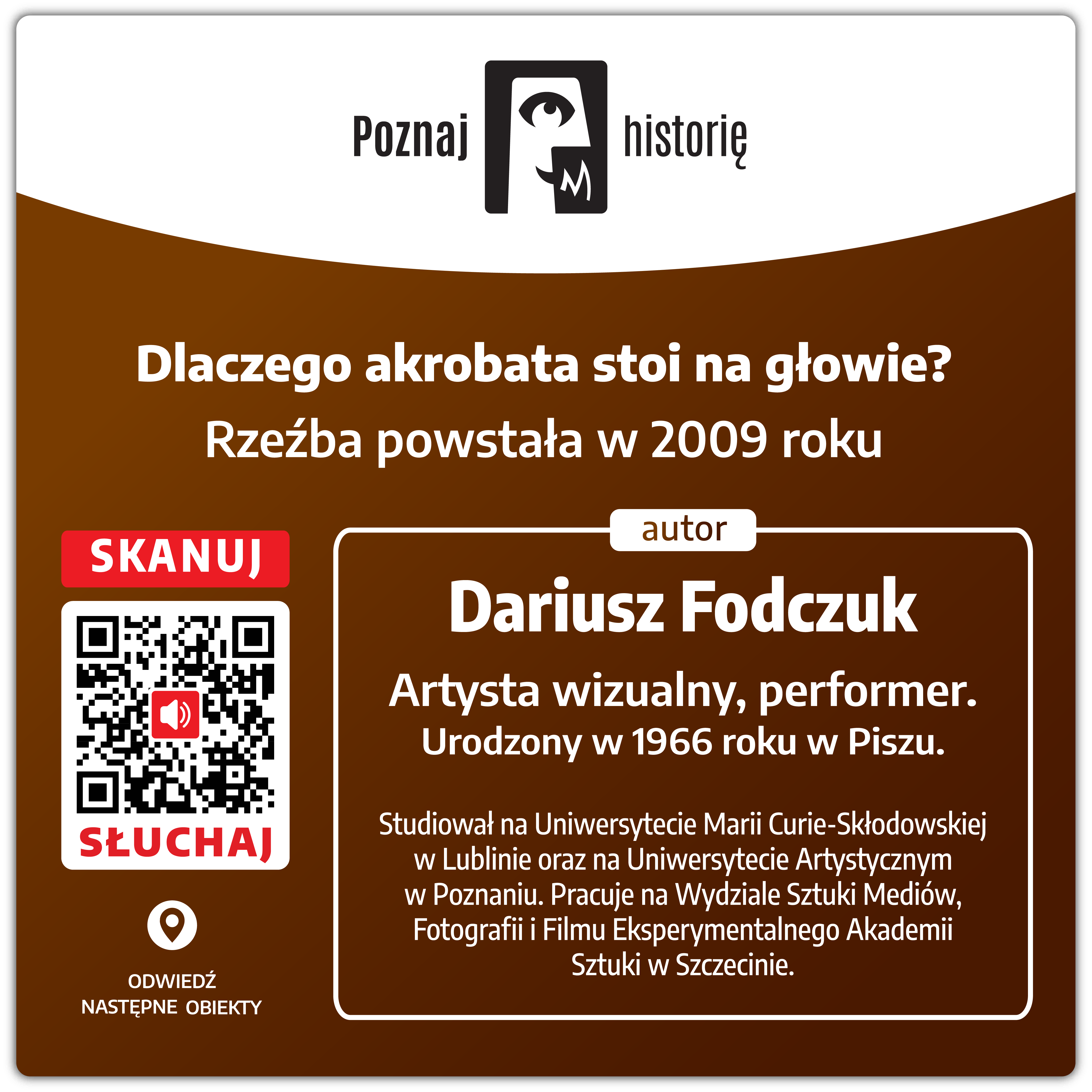 Tabliczka z QR kodem