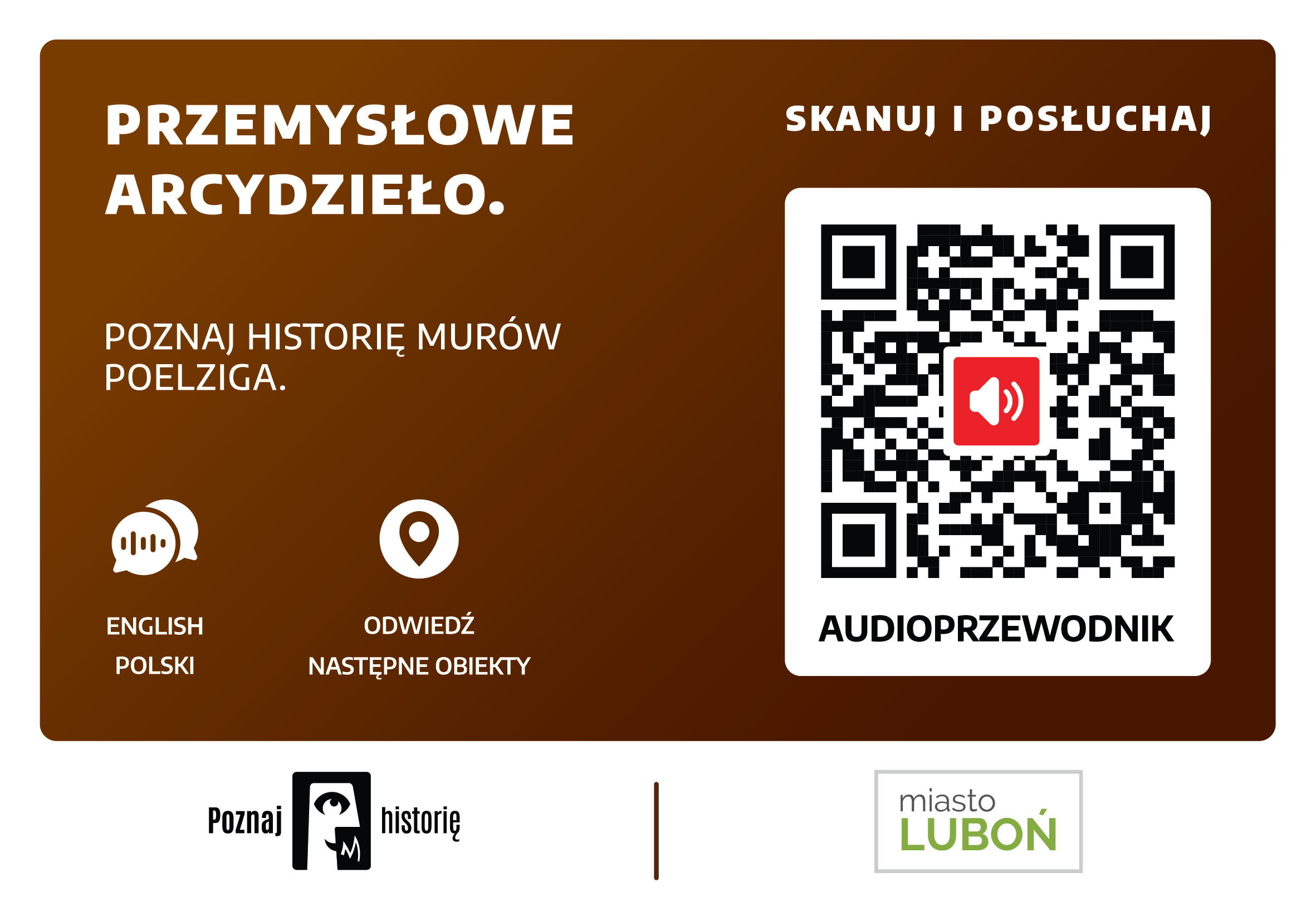 Tabliczka z QR kodem