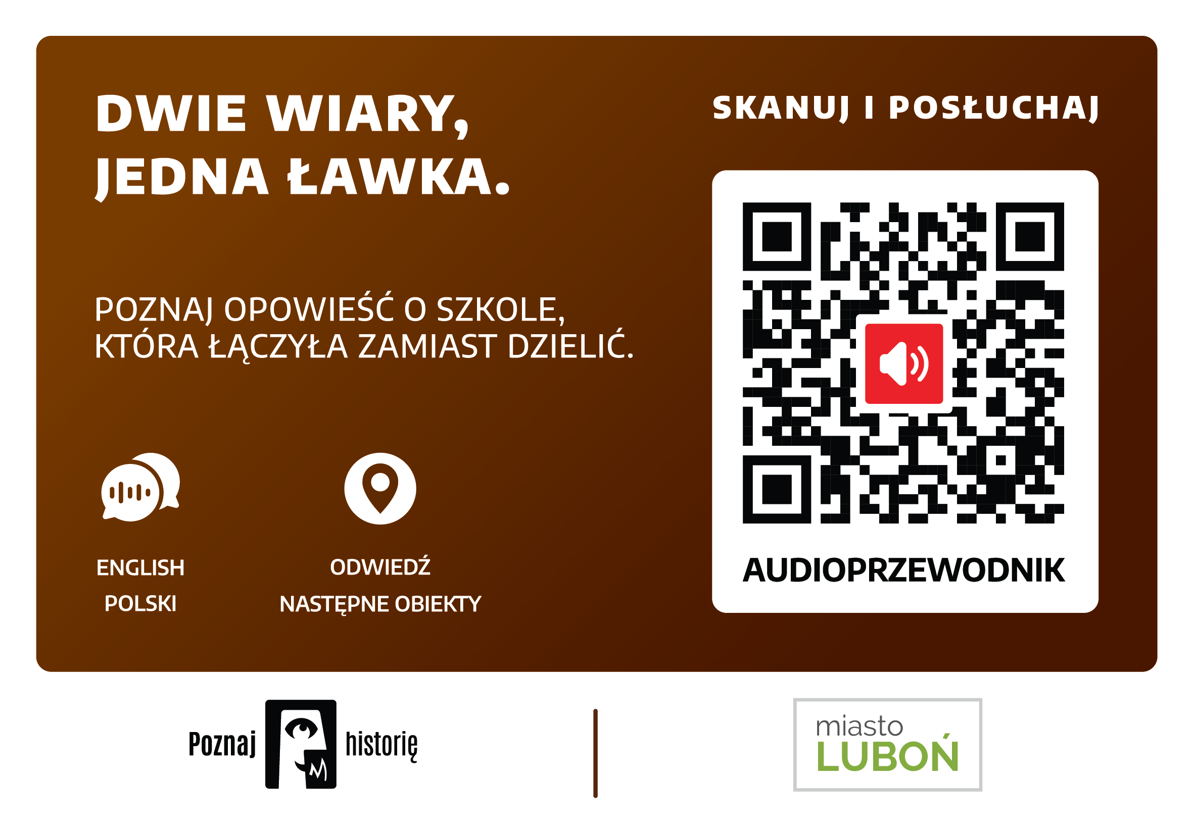 Tabliczka z QR kodem