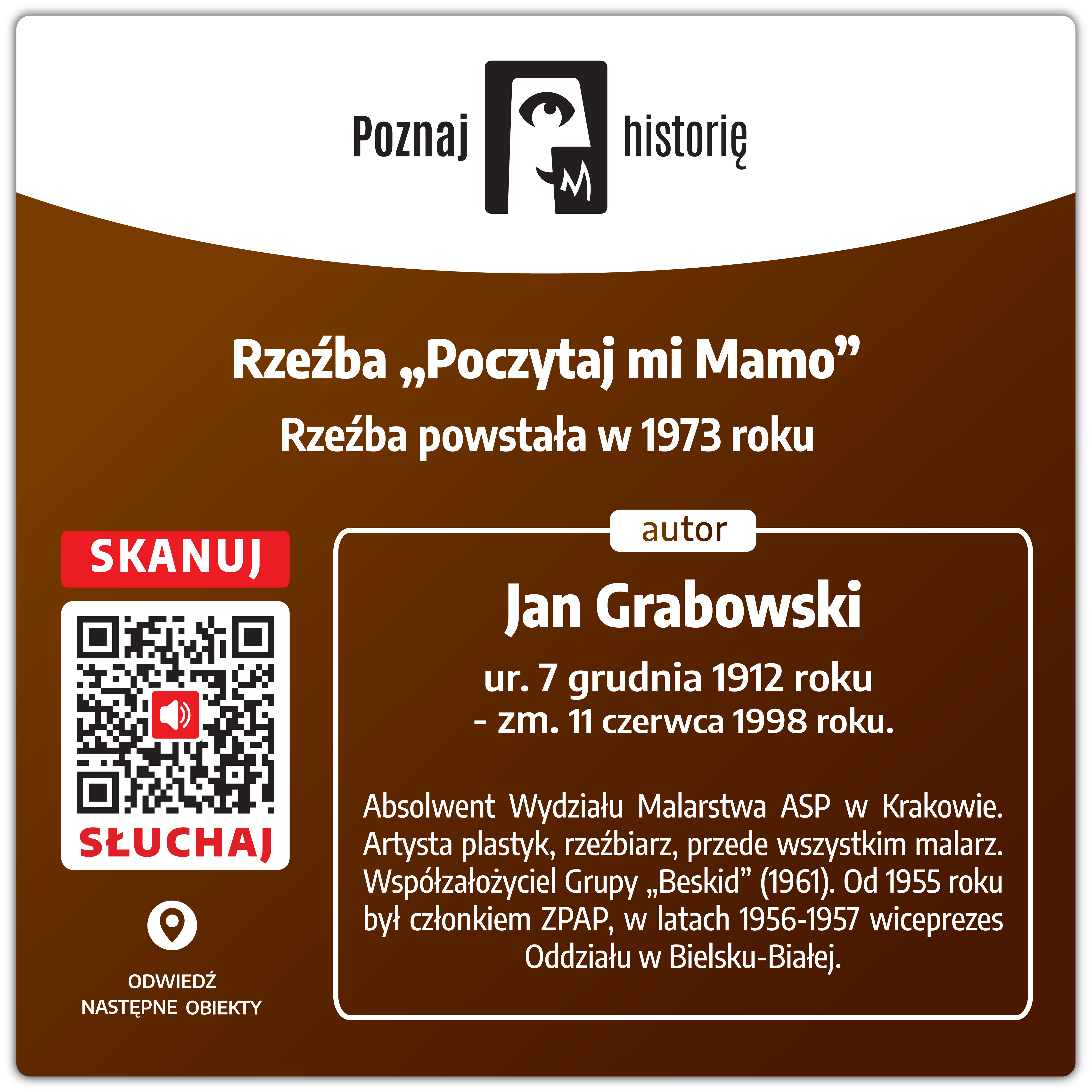 Tabliczka z QR kodem
