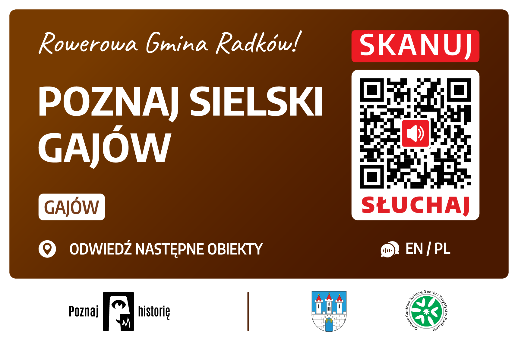 Tabliczka z QR kodem