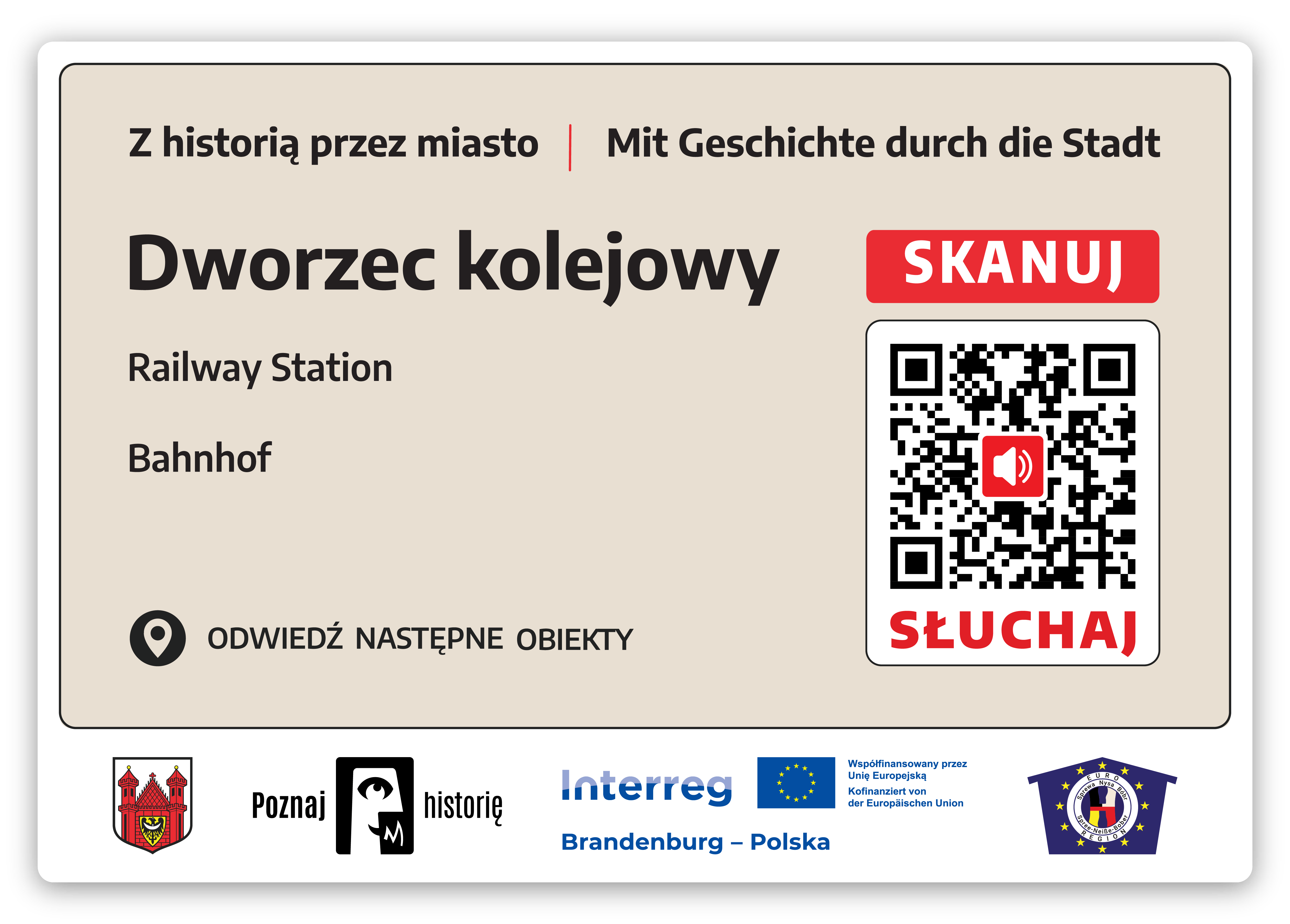 Tabliczka z QR kodem